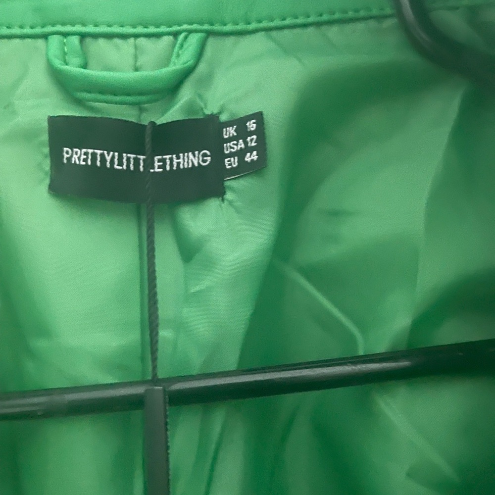 Brand New!!! PLT Faux leather trench. US 12 - Picture 7 of 7